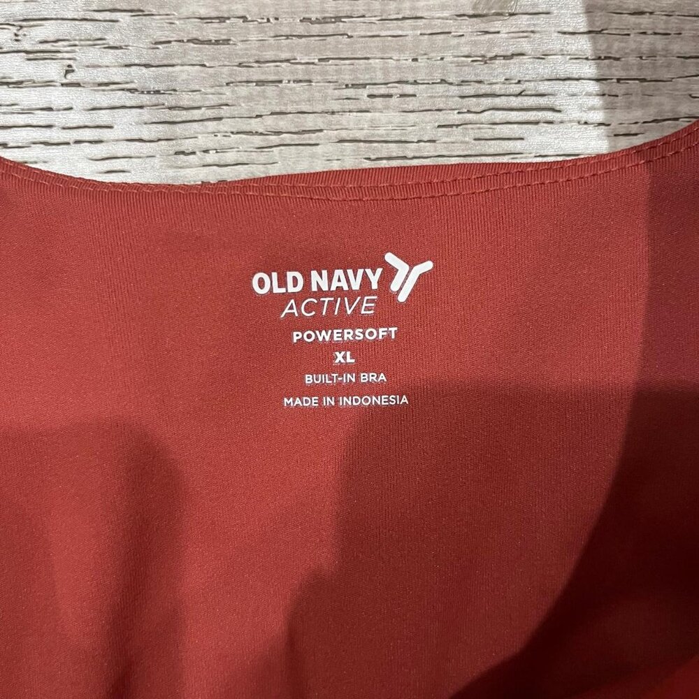 Old Navy Active Powersoft Support Dress (Rust Ora… - image 4